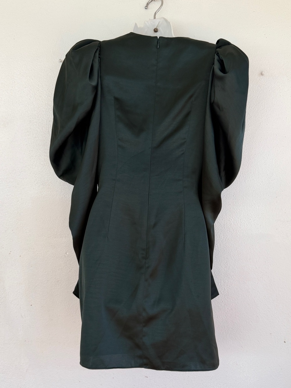 Acler Irwin Wrapped Puffed Sleeve Mini Dress - Picture 5 of 9